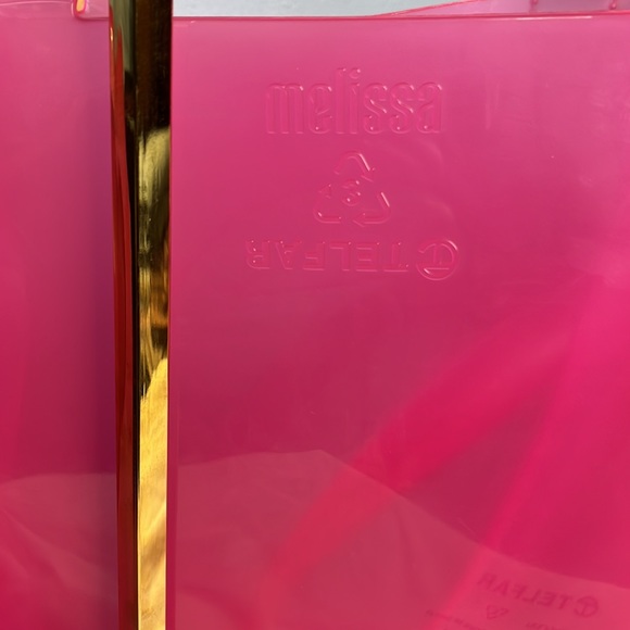 Melissa x Telfar Medium Jelly Shopper - Clear Pink - Picture 3 of 9